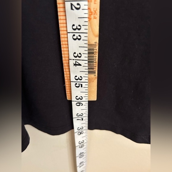 Garnet hill Stretchy Long Sleeve Black fit flare Midi Dress Size S - Picture 7 of 7